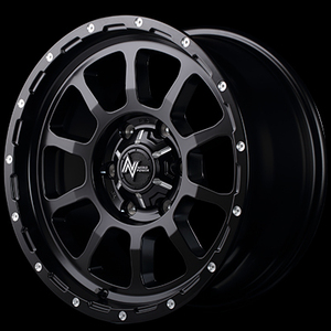 マルカ ホイール ナイトロパワー M10 パーシング ハイエース/レジアスエース MID 【15×6.0J 6-139.7 INSET33 セミグロスブラック】 4本