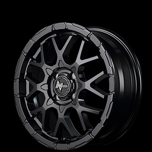 マルカ ホイール ナイトロパワー M28 バレットKC パレット/パレットSW MK21S MID 【15×5.0J 4-100 INSET48 セミグロスブラック】 4本