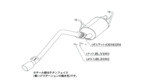 柿本改 マフラー クラスKR スポーツマフラー マツダ スクラムトラック EBD-DG16T S71357 カキモト_画像6