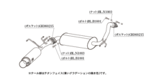 柿本改 マフラー GTボックス 06&S スポーツマフラー ホンダ ヴェゼル ツーリング DBA/6BA-RU1 H443129 カキモト_画像6