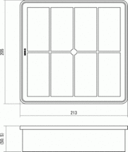 エアフィルター ミラージュ CJ4A 70017-AM105 HKS スーパーエアフィルター ミツビシ 送料無料_画像2