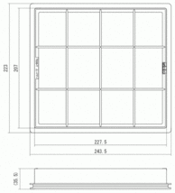 エアフィルター RX200t AGL25W 70017-AT130 HKS スーパーエアフィルター レクサス 送料無料_画像2