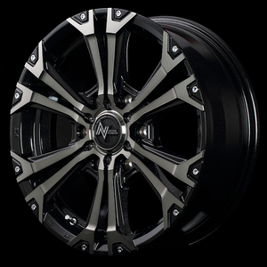 マルカ ホイール ナイトロパワー ジャベリン トヨタ ハイエース/レジアスエース 200系 MID 【17×6.5J 6-139.7 INSET38 ブラックMP】 4本