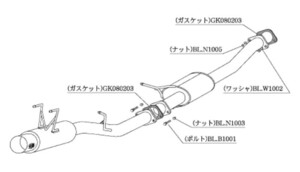 柿本改 マフラー ハイパーフルメガ N1+ Rev. スポーツマフラー 日産 180SX E-(K)RPS13 N31331 カキモト