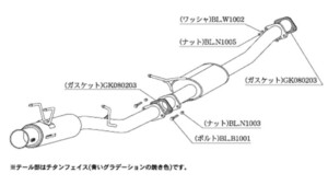 柿本改 マフラー レグ06&R スポーツマフラー 日産 シルビア E-(K)PS13 N21331 カキモト