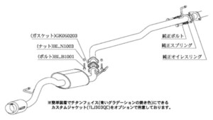 柿本改 マフラー ハイパーGTボックスRev. スポーツマフラー ホンダ ライフ E-JA4 H41334 カキモト