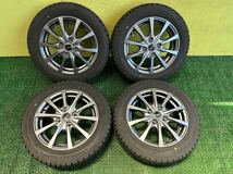 ★155/65R14 2019年スダットレス　DUNLOP WINTER MAXX タイヤアルミセット　4穴 PCD100 ET+45 14×4.5J ハブ67mm_画像1