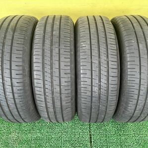 195/65R15 2018年ノーマル ダンロップENASAVE 4本セット トヨタ純正刻印AW 5穴 PCD114.3 ET+39(手測り) 15×6J ハブ60mmの画像3