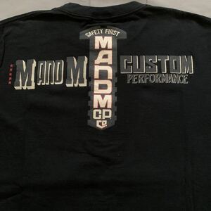 m&m customperformance ロゴTシャツ nuts art works Rosso