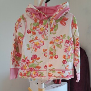 USED Baby Lulu 華やかお花柄パーカー　3T