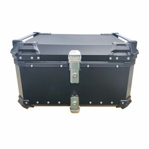 xo**09リアボックス トップケース ブラック アルミ製品 ツーリング バックレスト装備 持ち運び可能 65L
