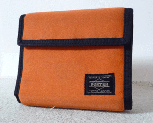  Porter PORTER clip orange black pocketbook cover 