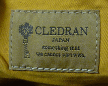 クレドラン　CLEDRAN　キャンバス　レザー　ホワイト　ブラウン　斜め掛け　ショルダーバッグ　レディース_画像4