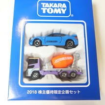 未使用品★TAKARA TOMY タカラトミー トミカ チョロQ 2007/2018 株主優待限定企画セット 特別限定_画像3