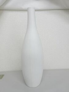 モデルルーム展示品★CLAY　クレイ　 bulbo　ブルボ　マットホワイト　北欧モダン　花瓶　フラワーベース　花器　高さ 約46㎝