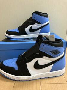 【新品未使用】Nike Air Jordan 1 Retro High OG University Blue UNC Toeナイキ エアジョーダン1 ハイ OG ユニバーシティブルー 28.5 10.5