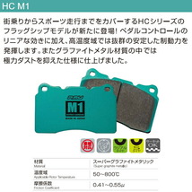 プロジェクトミューμ HC M1ブレーキパッドR用 FD2シビックタイプR 無限キャリパー用 06/4～_画像2