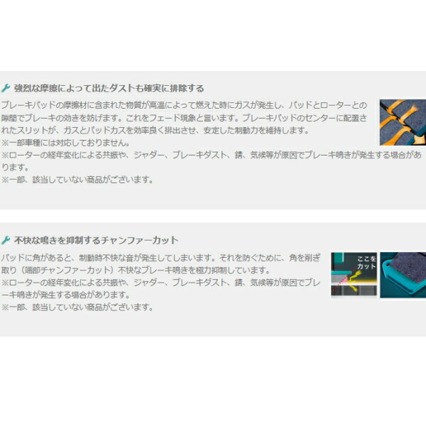 プロジェクトミューμ NS-CブレーキパッドF用 GF8PFテルスター テルスターII 97/6~ プロジェクトミューμ NS-CブレーキパッドF用 GF8PFテルスター テルスターII 97/6~
