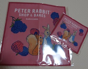  Peter Rabbit light .. light .. limitation laz Berry Coaster Mini towel new goods unopened set 