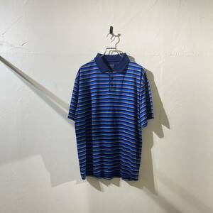 vintage euro border polo shirt ヨーロッパ古着 ビンテージ ボーダーポロシャツ 半袖シャツ ボーダー柄 80s 90s