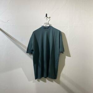 vintage euro plain hi neck tee ヨーロッパ古着 ビンテージ 半袖Tシャツ モックネック ハイネック プレーンtee 無地tee 00s 90s