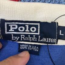 vintage us POLO Ralph Lauren polo shirt USA製 アメリカ古着 ビンテージ ポロシャツ 90s 80s ラルフローレン_画像9