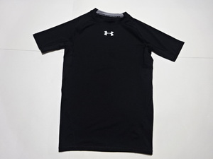 ■0719■UNDER ARMOUR アンダーアーマー●半袖 SM 黒●