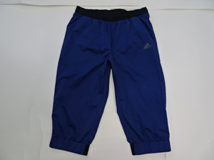 ■0731■アディダス●ADIDAS●ナイロンパンツ●六分丈 M●