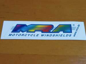 ☆PVC防水ステッカー MRA MOTORCYCLE WINDSHIELDS 有名なバイク用スクリーンのメーカーです 新品！☆