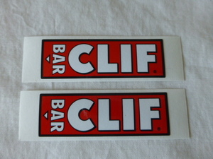 クリフバー CLIF BAR 2枚セット ステッカー 小サイズ 2枚セット BAR CLIF クリフバー CLIF BAR smallサイズ