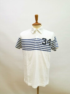 California T Shirts カリフォルニア Tシャツ/CF-758/メンズ サーフポロ 半袖/Col. OFF(ホワイト)/L size