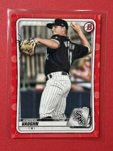 5枚限定アンドリュー・ボーン ボウマン レッドパラレルカード 2020 Bowman Draft andrew vaughn red pararell Card MLB ホワイトソックス