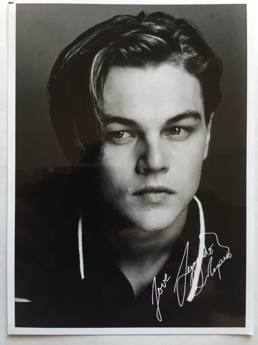 Hollywood movie My Room cinema advance ticket sales limited distribution novelty photo with printed autograph, not for sale, Leonardo DiCaprio, movie, video, Movie related goods, photograph