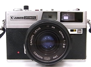 e10103　Canon DATEMATIC 40mm 1:2.8 キャノン デートマチック フィルムカメラ シャッターNG ジャンク品