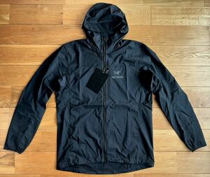 【2023 SSモデル 国内正規　新品】ARC'TERYX Squamish Hoody Men's Black Medium アークテリクス　スコーミッシュ フーディ ブラック M