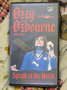  オジーオズボーン OZZY OZBOURNE スピークオブザデビル