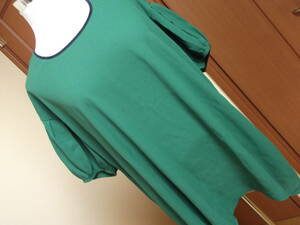 KBF* зеленый цвет. свободно довольно большой cut and sewn (F)