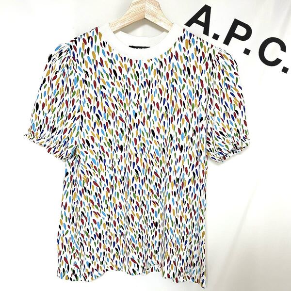 A.P.C. アーペーセー カラフル Tシャツ 日本製 レディース マルチカラー S