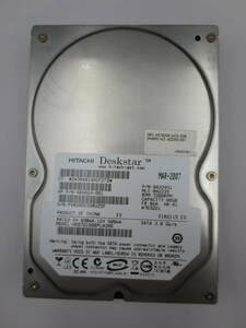 l【中古動作品】HITACHI 3.5インチHDD SATA(Serial ATA) 80GB HDS721680PLA380 日立