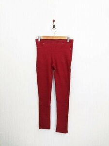 ap1102-9 ○送料無料 新品 (新古品) ZARA Girls ザラ キッズ スキニー パンツ サイズ152cm 赤 ボルドー ストレッチ 股上普通 ウエストゴム