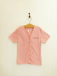 ap2847 0 free shipping new goods ( with translation ) jeaningji- person g Kids camisole cardigan ensemble size 160 pink one Point 