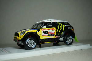 1/43 モンスターデカール加工 ロマ ダカール 2位 TSM MINI Countryman All4 Racing #305 Roma 2012 Dakar Monster ミニ カントリーマン 