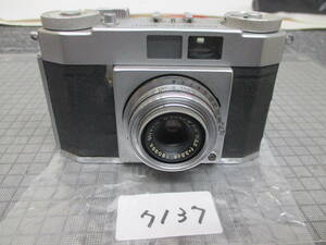 7137　　　　OLYMPUS－WIDE D.Zuiko-w F.C. 1:3.5 f=3.5㎝ フィルムカメラ　　