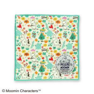  Moomin Mini носовой платок цветочный little mi стул naf gold MOOMIN 15x15cm полотенце для рук почтовая доставка возможно 