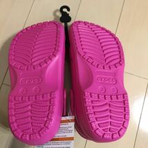 送料無料 未使用 クロックス　crocs レインクロッグ キッズ 21㎝ ピンク_画像4