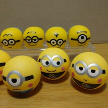 minions minion ソフビ ボール マスコット セット ミニオンズ ミニオン ボブ コロコロ コレクション フィギュア sofubi figure bob toy_画像4