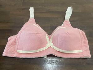 [⑦ Cherry pink B85] maternity bras non wire nursing bla underwear celebration of a birth present front button cotton ..