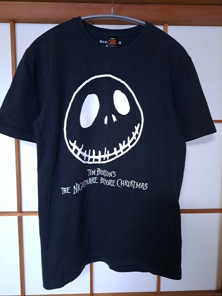 ナイトメアビフォアクリスマス　S　半袖Tシャツ　即決送料無料レトロ　レア　ヴィンテージ　CらThe Nightmare Before Christmas ディズニー