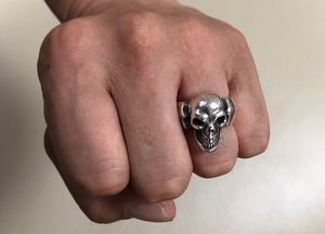 gabolato Lee / Gabor (Gaboratory/Gabor) ring single Skull ring 17.5 number 