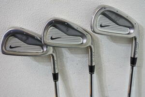 【KSD/X/13】NIKEナイキ・PRO COMBO　TI-FACE　４，５，６，番3本セット　Flex R　NS PROシャフト　ユースド